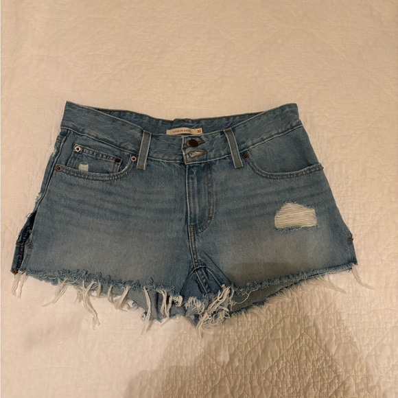 Levi's Blue Jean Shorts for Women - Picture 1 of 2